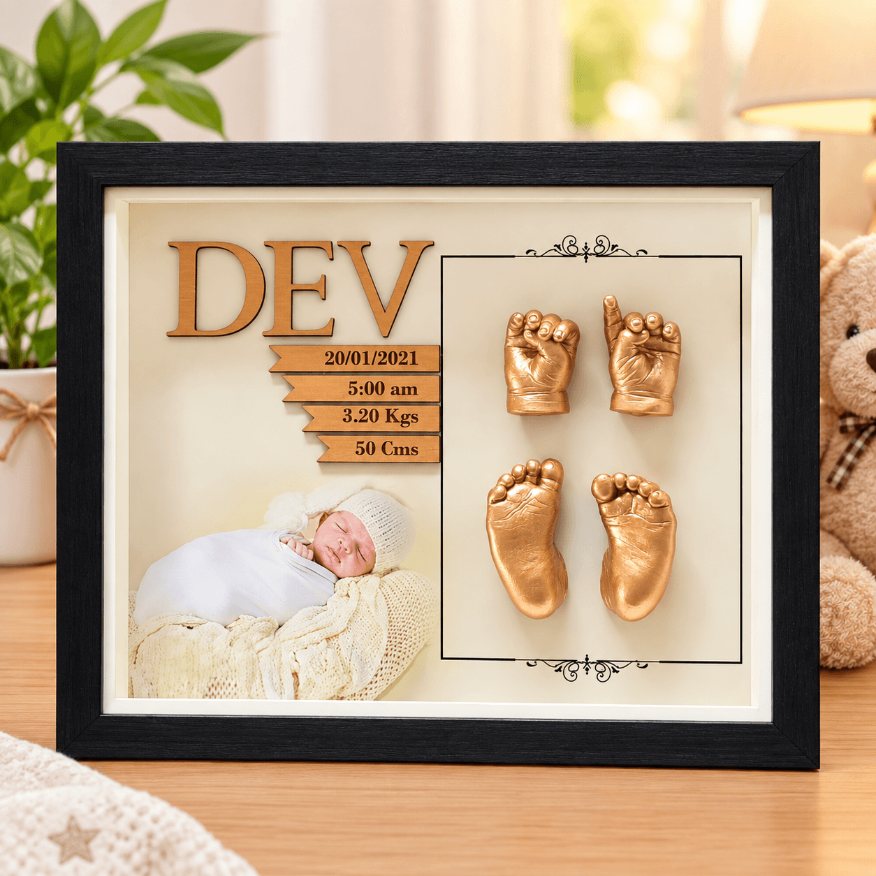 Newborn Baby 3D Hand and Foot Casting